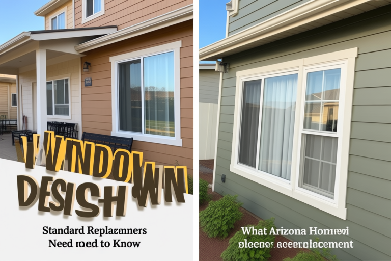 Custom Window Design vs. Standard Replacement: What Arizona Homeowners Need to Know